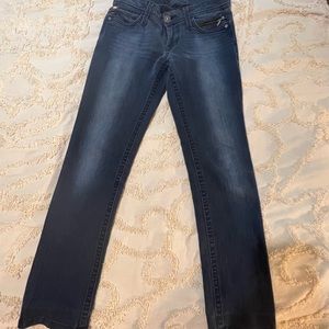 DL1961 Kate Slim Straight Front Double Pocket Zipper Size 27 Vintage DL1961